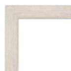 Specchio da parete/porta intero in legno massello bianco, singolo, 19" x 53"