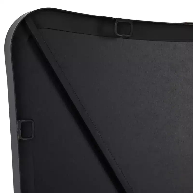 Specchio da parete rettangolare nero e ottone, singolo, 24"L × 38"H