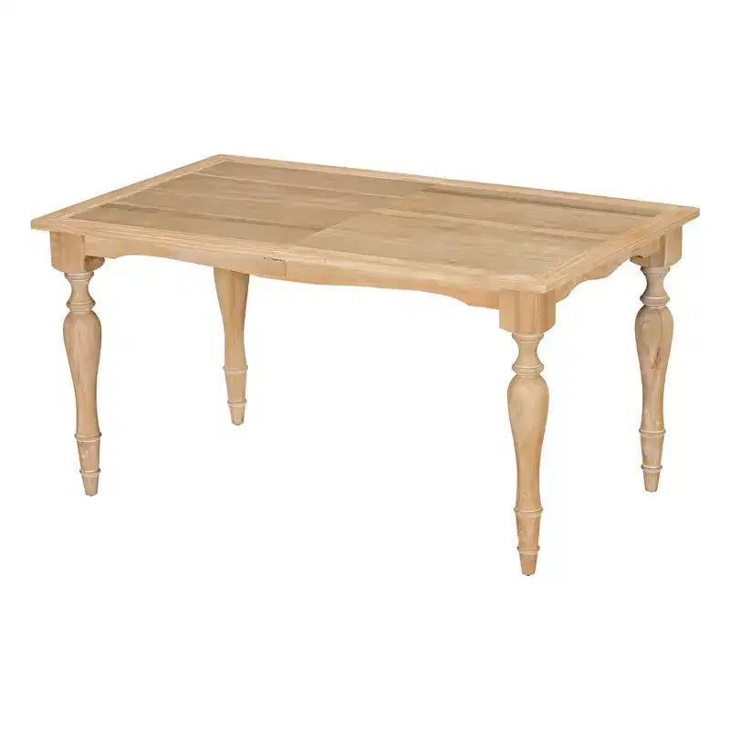 Tavolo da pranzo allungabile rettangolare marrone, fino a 7 posti, stile vintage