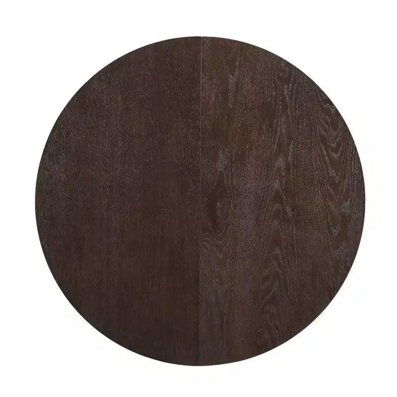Set da pranzo rotondo allungabile da 5 pezzi per 4 persone, Espresso/Noce