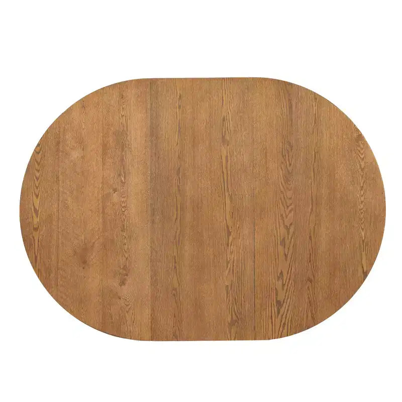 Set da pranzo rotondo allungabile da 5 pezzi per 4 persone, Espresso/Noce