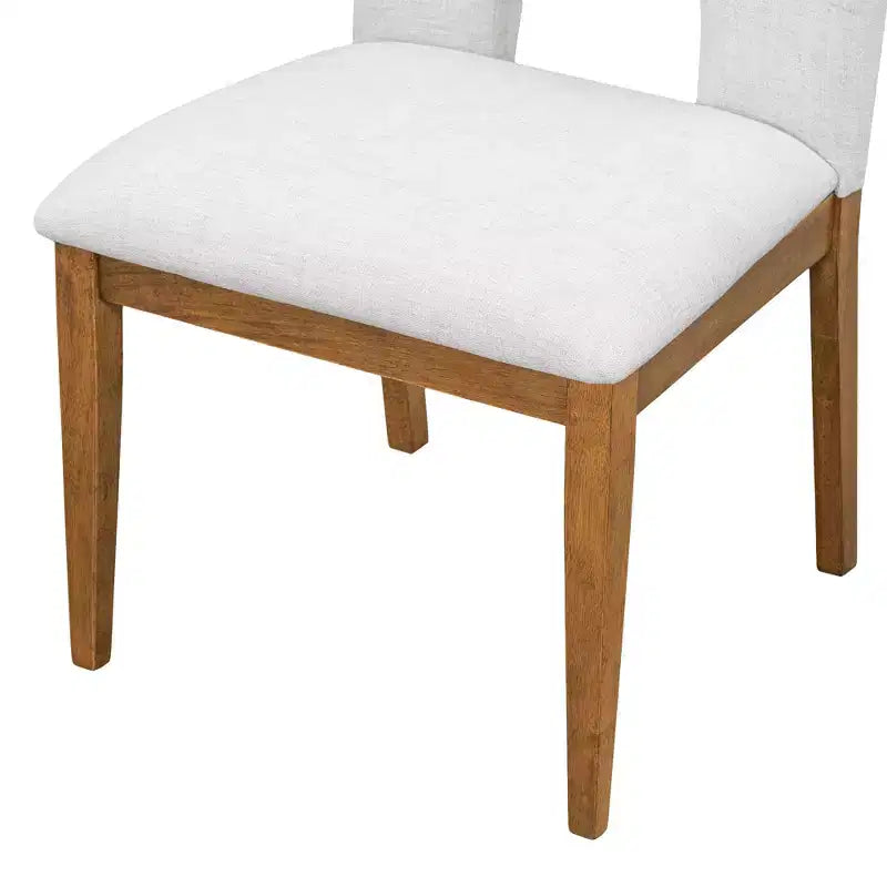 Set da pranzo rotondo allungabile da 5 pezzi per 4 persone, Espresso/Noce
