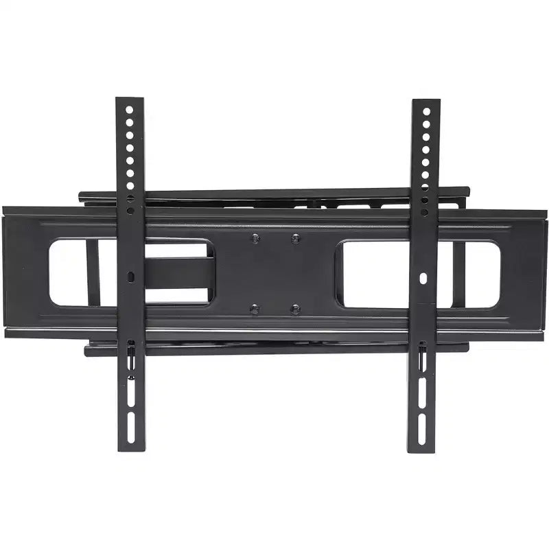Supporto da parete nero per TV, completamente orientabile, per 1 TV, compatibile con schermi da 37" a 70"