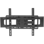 Supporto da parete nero per TV, completamente orientabile, per 1 TV, compatibile con schermi da 37" a 70"