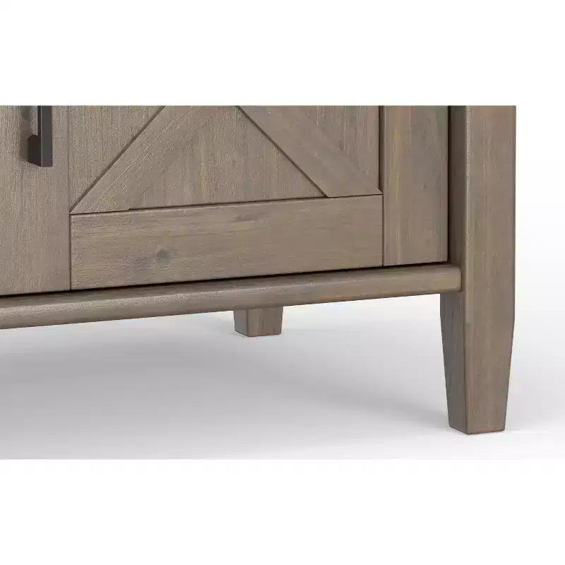 Panca Contenitore Transizionale Marrone Fumé, Stile Shaker, 2 Posti, 112 cm L