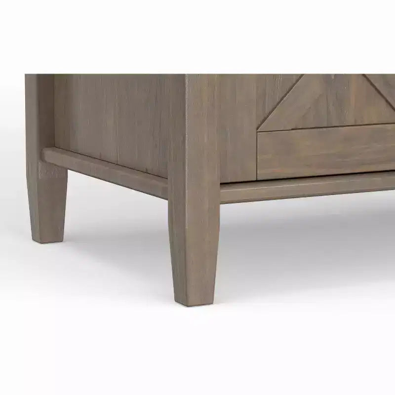 Panca Contenitore Transizionale Marrone Fumé, Stile Shaker, 2 Posti, 112 cm L