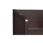 Panca Contenitore Marrone Scuro Castagno, Stile Tradizionale, 1 Posto