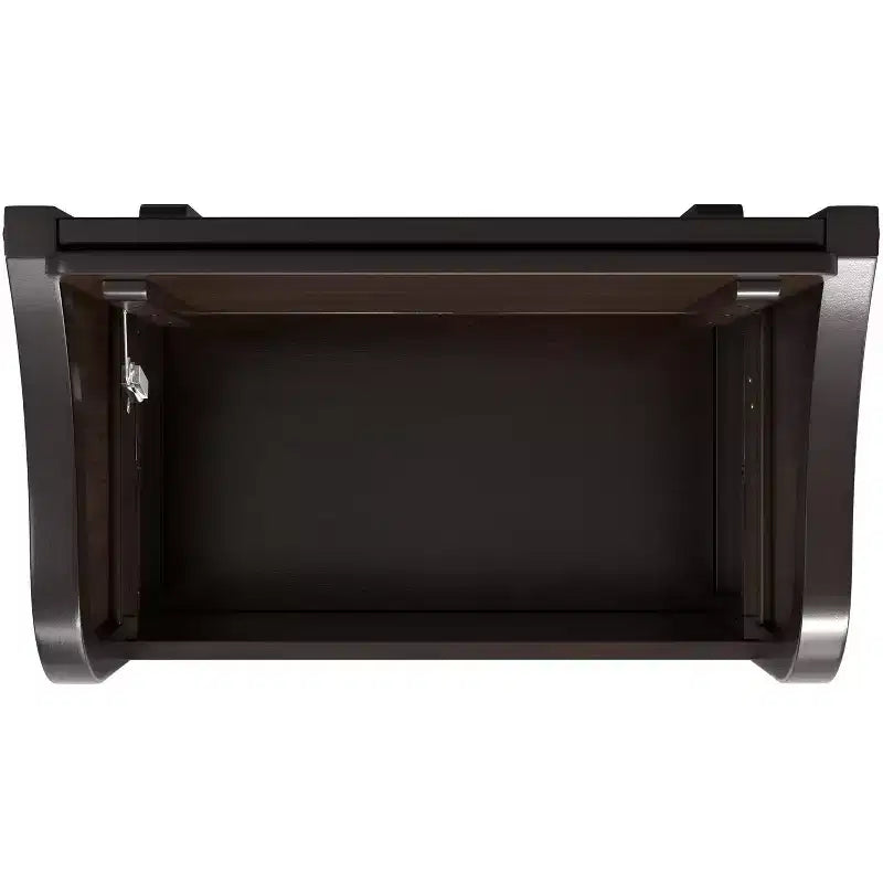 Panca Contenitore Marrone Scuro Castagno, Stile Tradizionale, 1 Posto