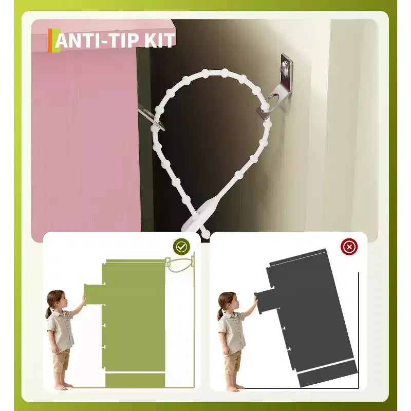 Cassettiera a 5 cassetti con luci LED e stazione di ricarica – Nero/Rosa/Bianco, per 1 persona