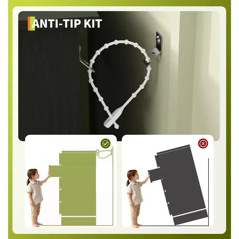 Cassettiera a 5 cassetti con luci LED e stazione di ricarica – Nero/Rosa/Bianco, per 1 persona