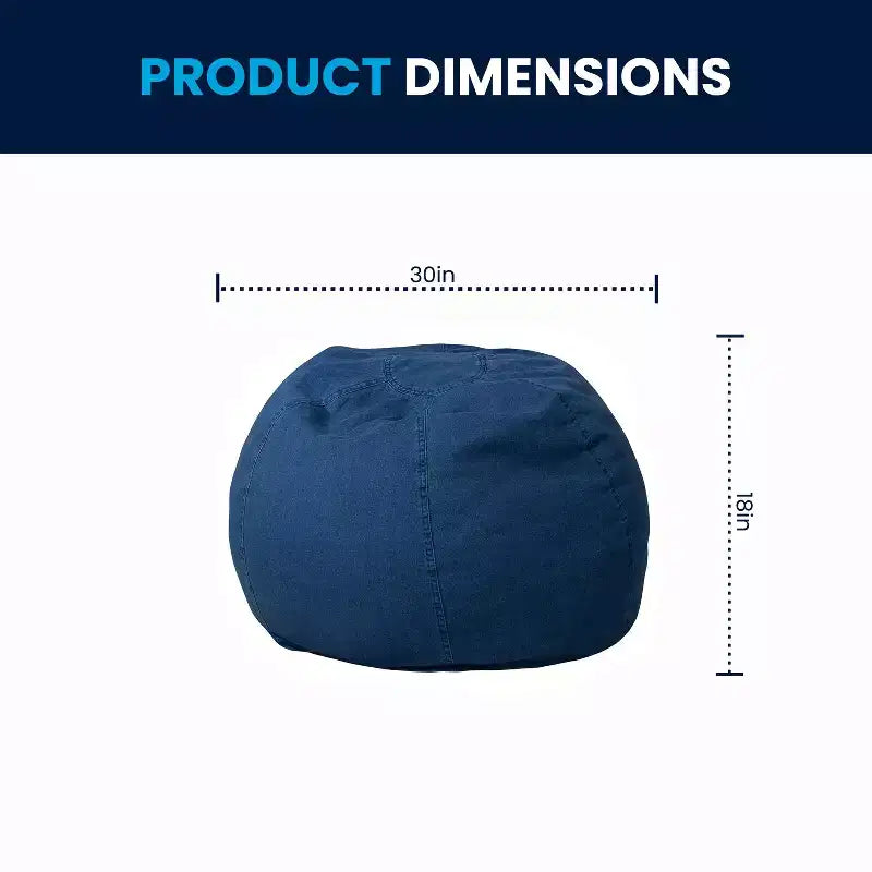 Poltrona sacco per bambini, multi-colore / in stile peluche e liscio, 1 posto