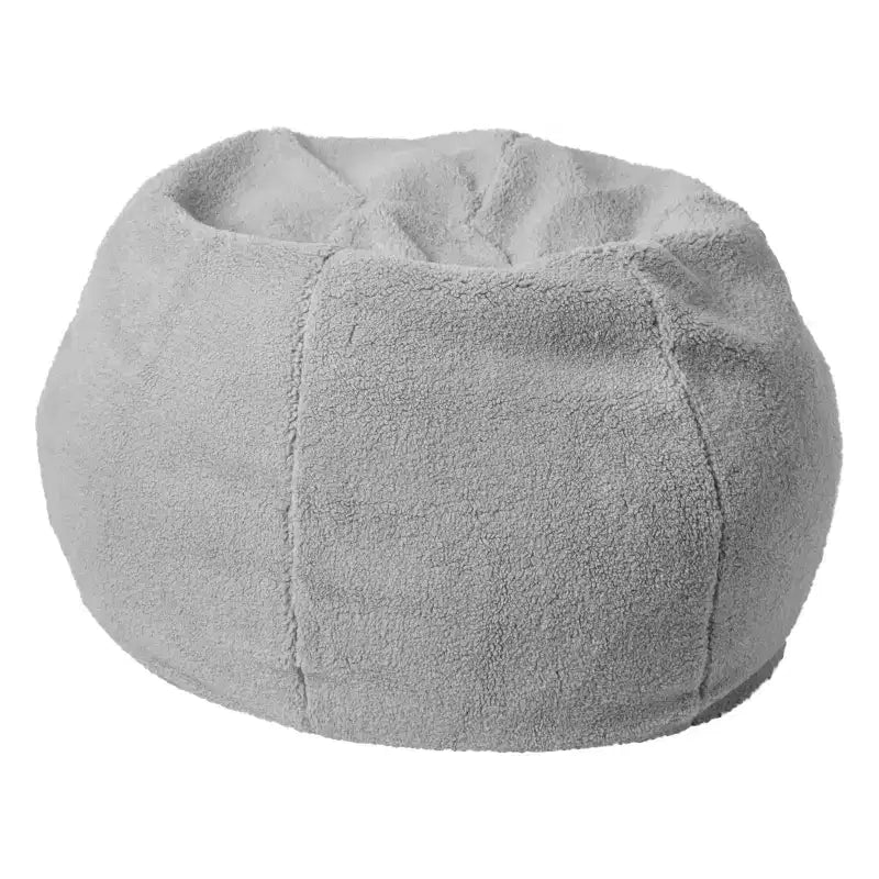 Poltrona sacco per bambini, multi-colore / in stile peluche e liscio, 1 posto
