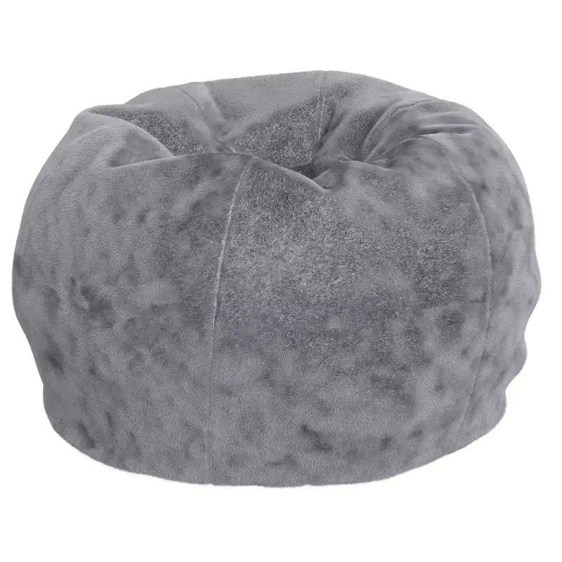 Poltrona sacco per bambini, multi-colore / in stile peluche e liscio, 1 posto