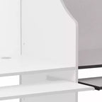 Grigio Nebula/Rovere, Box Studio aggiuntivo in laminato, 1 posto