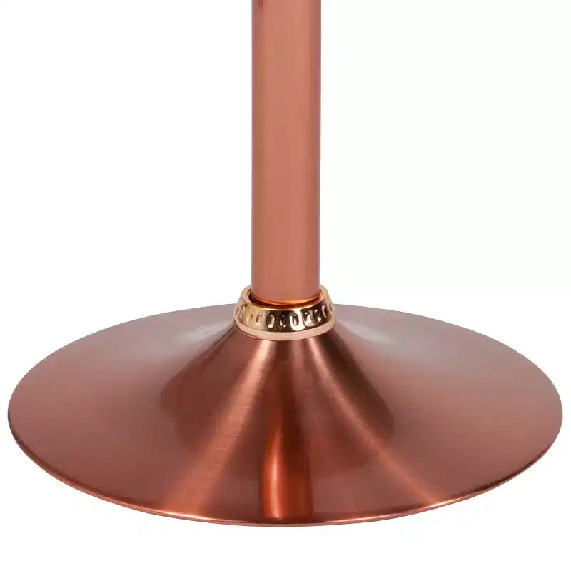 Sgabello da bar girevole retrò regolabile in altezza Nero/Cromo/Oro/Oro rosa, 1 posto