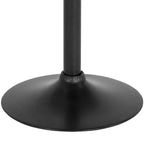 Sgabello da bar girevole retrò regolabile in altezza Nero/Cromo/Oro/Oro rosa, 1 posto