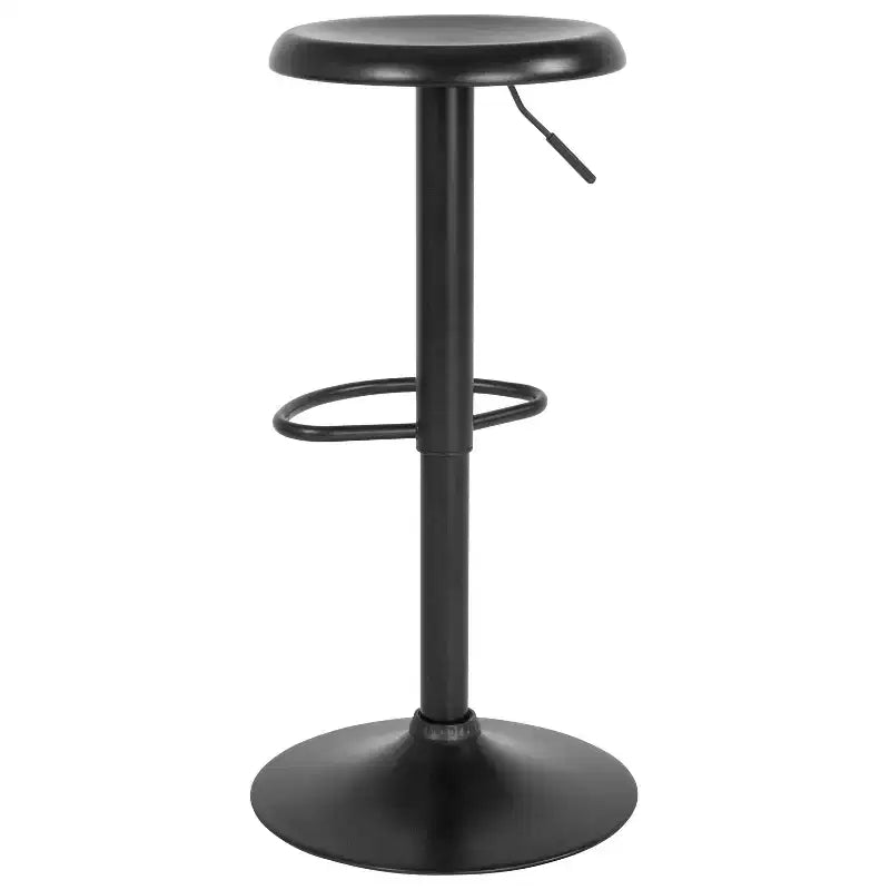 Sgabello da bar girevole retrò regolabile in altezza Nero/Cromo/Oro/Oro rosa, 1 posto
