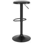 Sgabello da bar girevole retrò regolabile in altezza Nero/Cromo/Oro/Oro rosa, 1 posto