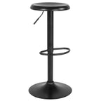 Sgabello da bar girevole retrò regolabile in altezza Nero/Cromo/Oro/Oro rosa, 1 posto