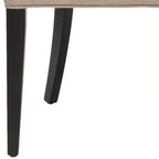 Sedia da pranzo senza braccioli, trapuntata con borchie decorative, 1 posto - Oro antico / Panna opaca / Tortora