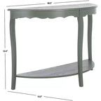 Tavolo Console a Mezzaluna, Stile Tradizionale, Diverse Opzioni di Colore, 1 Pezzo