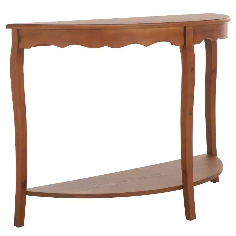 Tavolo Console a Mezzaluna, Stile Tradizionale, Diverse Opzioni di Colore, 1 Pezzo