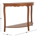 Tavolo Console a Mezzaluna, Stile Tradizionale, Diverse Opzioni di Colore, 1 Pezzo