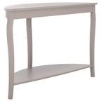 Tavolo Console a Mezzaluna, Stile Tradizionale, Diverse Opzioni di Colore, 1 Pezzo