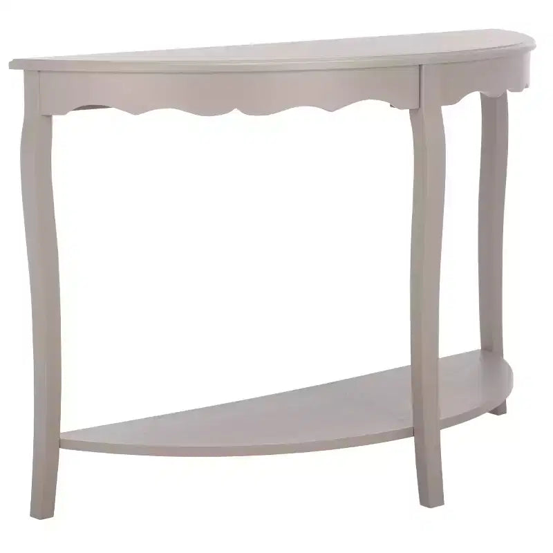 Tavolo Console a Mezzaluna, Stile Tradizionale, Diverse Opzioni di Colore, 1 Pezzo