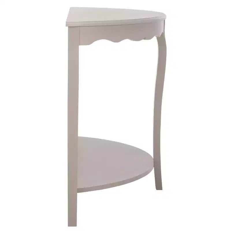Tavolo Console a Mezzaluna, Stile Tradizionale, Diverse Opzioni di Colore, 1 Pezzo