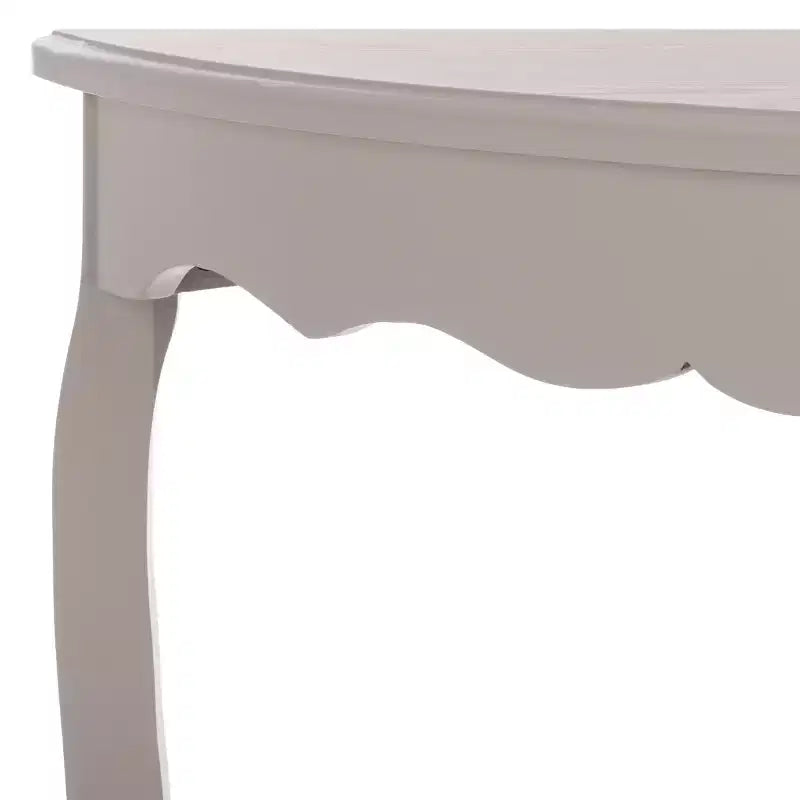 Tavolo Console a Mezzaluna, Stile Tradizionale, Diverse Opzioni di Colore, 1 Pezzo