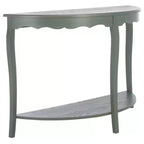 Tavolo Console a Mezzaluna, Stile Tradizionale, Diverse Opzioni di Colore, 1 Pezzo