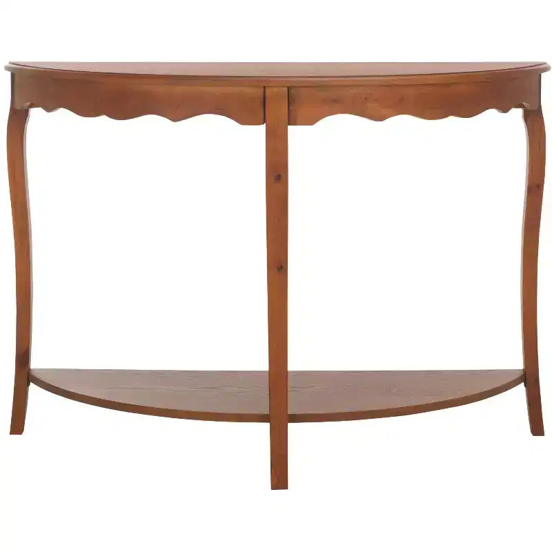 Tavolo Console a Mezzaluna, Stile Tradizionale, Diverse Opzioni di Colore, 1 Pezzo