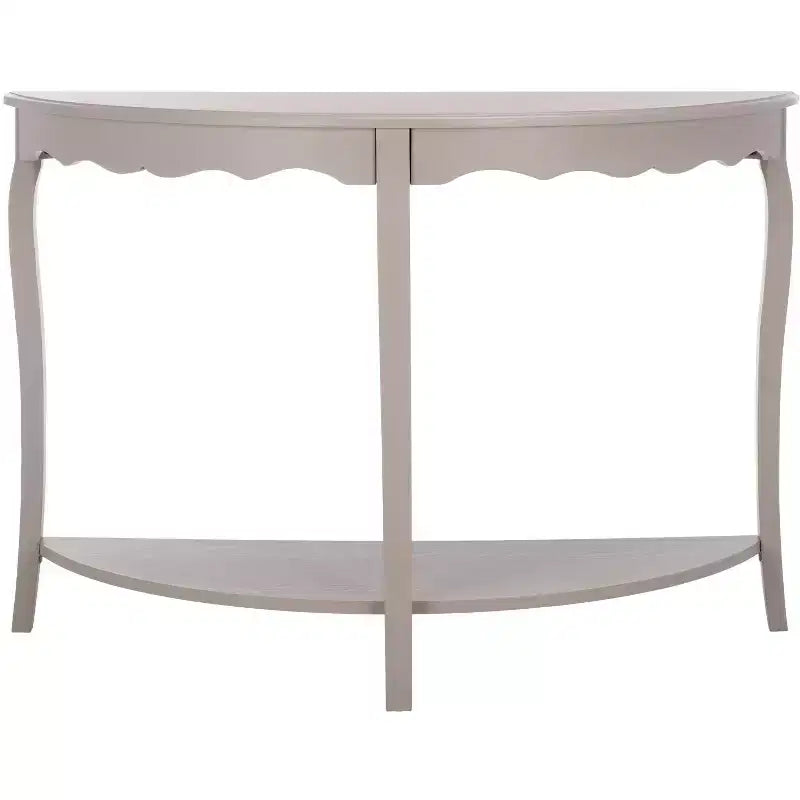 Tavolo Console a Mezzaluna, Stile Tradizionale, Diverse Opzioni di Colore, 1 Pezzo