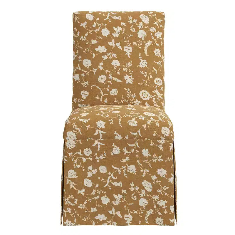 Sedia da pranzo imbottita senza braccioli, Multicolore, 1 posto