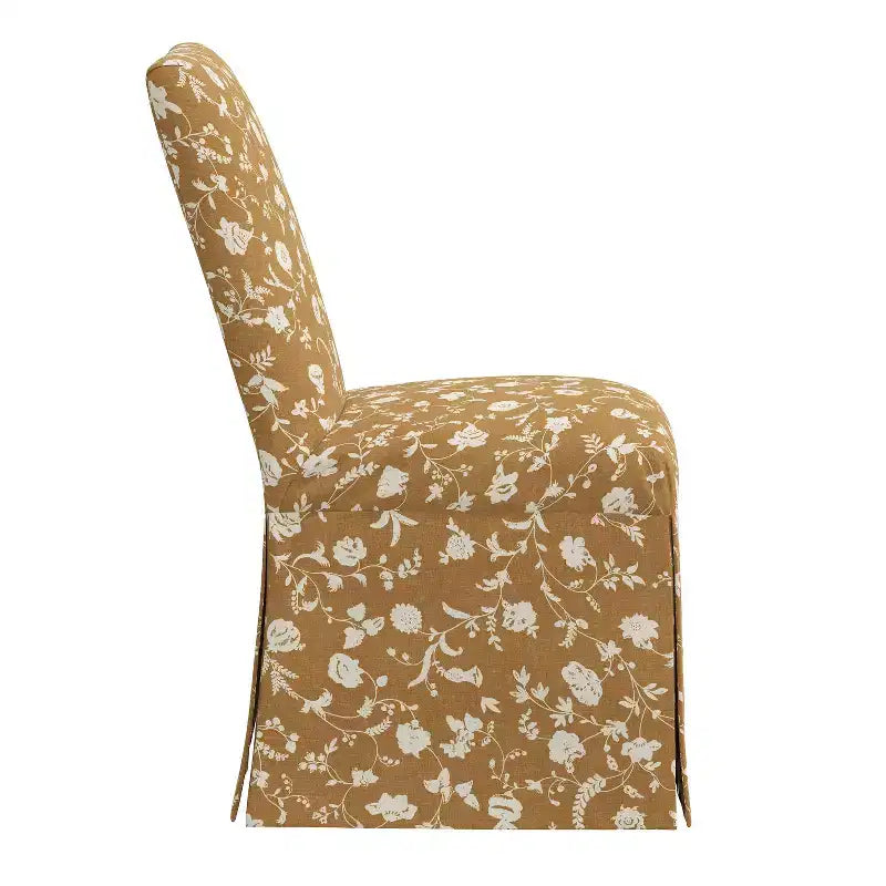 Sedia da pranzo imbottita senza braccioli, Multicolore, 1 posto
