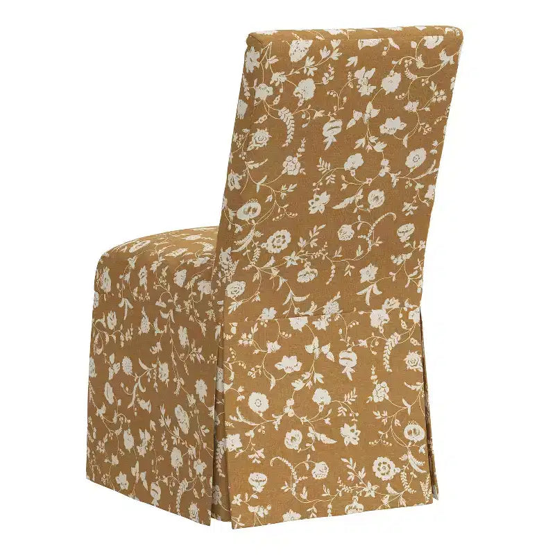 Sedia da pranzo imbottita senza braccioli, Multicolore, 1 posto
