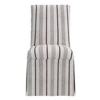 Sedia da pranzo imbottita senza braccioli, Multicolore, 1 posto