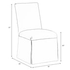 Sedia da pranzo imbottita senza braccioli, Multicolore, 1 posto